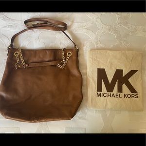 Crossbody Michael Kors handbag in Luggage color